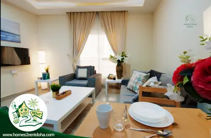 Living / Dining Room image for: Apartment - 1 Bedroom - 1 Bathroom for rent in Musheireb Tower - Musheireb - Musheireb - Doha, Image 1