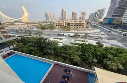 شقة - غرفة نوم - 2 حمامات للايجار في لوسيل ريسيدينس - منطقة المارينا - الوسيل