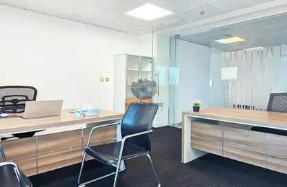 Office Space - Studio - 4 Bathrooms for rent in Al Jazeera Tower - West Bay - West Bay - Doha