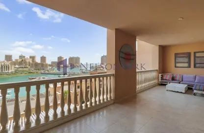 Apartment - 2 Bedrooms - 2 Bathrooms for rent in East Porto Drive - Porto Arabia - The Pearl Island - Doha