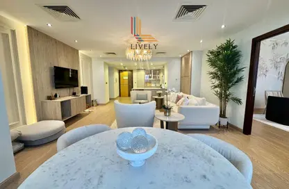 Apartment - 1 Bedroom - 1 Bathroom for rent in Waldorf Astoria Lusail - Qatar Entertainment City - Lusail