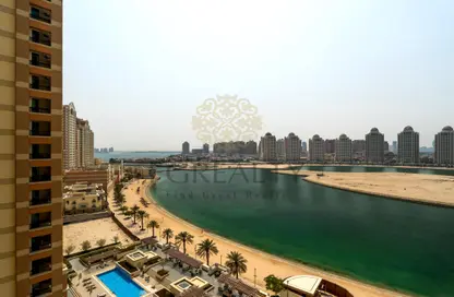 شقة - 2 غرف نوم - 2 حمامات للايجار في فيفا بحرية شرق - فيفا بحرية - جزيرة اللؤلؤة - الدوحة