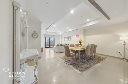 شقة - غرفة نوم - 2 حمامات للايجار في طريق بورتو الغربي - بورتو أرابيا - جزيرة اللؤلؤة - الدوحة