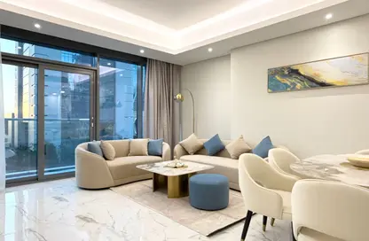 Apartment - 1 Bedroom - 2 Bathrooms for rent in Marina Tower 23 - Marina District - Lusail