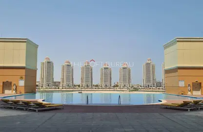 Apartment - Studio - 1 Bathroom for rent in Al Mutahidah Tower - Viva Bahriyah - The Pearl Island - Doha