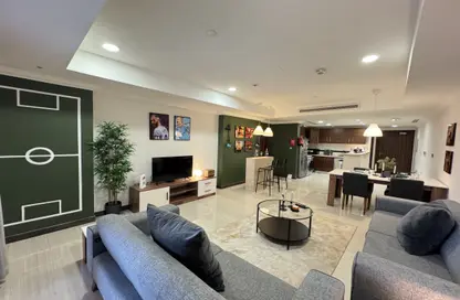 Apartment - 1 Bedroom - 2 Bathrooms for rent in West Porto Drive - Porto Arabia - The Pearl Island - Doha