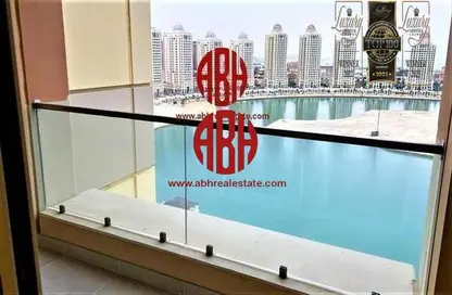 Apartment - 1 Bedroom - 2 Bathrooms for rent in Al Mutahidah Tower - Viva Bahriyah - The Pearl Island - Doha