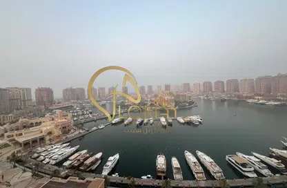 Apartment - 3 Bedrooms - 3 Bathrooms for rent in East Porto Drive - Porto Arabia - The Pearl Island - Doha