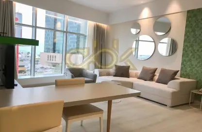 Apartment - Studio - 1 Bathroom for rent in West Bay Tower - West Bay - West Bay - Doha