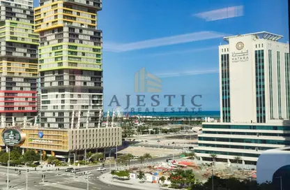 Office Space - Studio - 2 Bathrooms for rent in The E18hteen - Marina District - Lusail