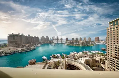 Apartment - 2 Bedrooms - 3 Bathrooms for rent in East Porto Drive - Porto Arabia - The Pearl Island - Doha