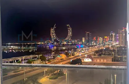Apartment - 2 Bedrooms - 3 Bathrooms for rent in Lusail Marina Heights - Marina District - Lusail