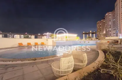 Apartment - 1 Bedroom - 2 Bathrooms for rent in Tower 9 - Viva Bahriyah - The Pearl Island - Doha