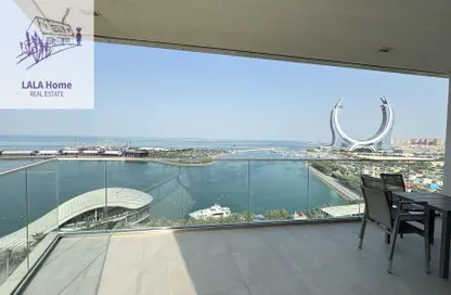 Apartment - 2 Bedrooms - 3 Bathrooms for rent in Lusail Residence - Marina District - Lusail