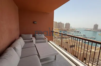 Apartment - 2 Bedrooms - 2 Bathrooms for sale in West Porto Drive - Porto Arabia - The Pearl Island - Doha