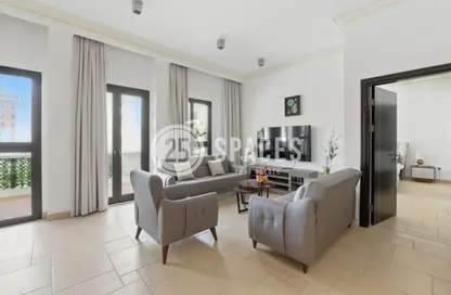 Apartment - 1 Bedroom - 2 Bathrooms for rent in Mercato - Qanat Quartier - The Pearl Island - Doha