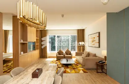 Apartment - 3 Bedrooms - 4 Bathrooms for rent in The Bentley Luxury Hotel  and  Suites - West Bay - Doha