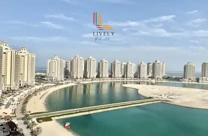 شقة - 2 غرف نوم - 3 حمامات للايجار في فيفا بحرية شرق - فيفا بحرية - جزيرة اللؤلؤة - الدوحة