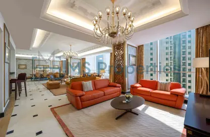 Duplex - 3 Bedrooms - 5 Bathrooms for rent in Dusit Hotel  and  Suites Doha - Diplomatic Street - West Bay - Doha