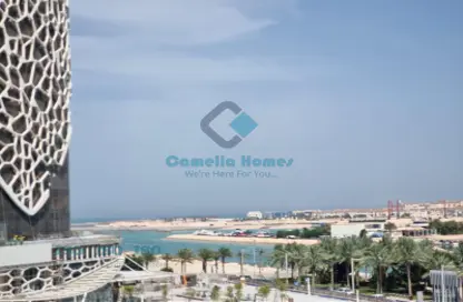 شقة - غرفة نوم - 2 حمامات للايجار في لوسيل ريسيدينس - منطقة المارينا - الوسيل