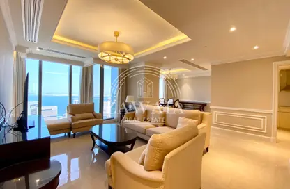 Apartment - 3 Bedrooms - 4 Bathrooms for rent in Voco Doha West Bay Suites - West Bay - Doha
