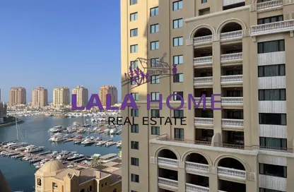 Apartment - 1 Bedroom - 2 Bathrooms for rent in East Porto Drive - Porto Arabia - The Pearl Island - Doha Apartment - 1 Bedroom - 2 Bathrooms for rent in East Porto Drive - Porto Arabia - The Pearl Island - Doha