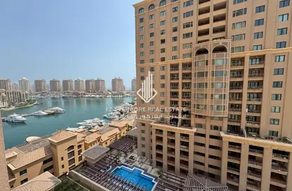 Apartment - 1 Bedroom - 2 Bathrooms for rent in Tower 5 - Porto Arabia - The Pearl Island - Doha