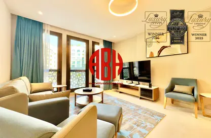 شقة - 2 حمامات للايجار في البلاج الجنوبي - البلاج - جزيرة اللؤلؤة - الدوحة