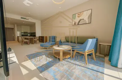 Apartment - Studio - 1 Bathroom for rent in Viva West - Viva Bahriyah - The Pearl Island - Doha