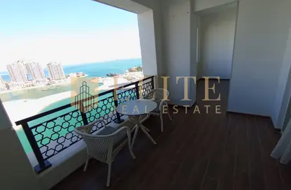 Apartment - 2 Bedrooms - 3 Bathrooms for rent in Viva West - Viva Bahriyah - The Pearl Island - Doha