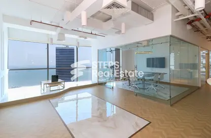 Living Room image for: Office Space - Studio for rent in Lusail City - Lusail, Image 1