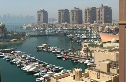 Apartment - 1 Bedroom - 2 Bathrooms for rent in East Porto Drive - Porto Arabia - The Pearl Island - Doha
