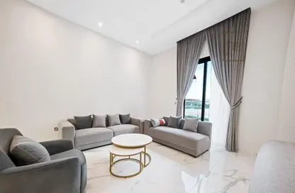 Living Room image for: Apartment - 2 Bedrooms - 3 Bathrooms for sale in Fox Hills - Fox Hills - Lusail, Image 1