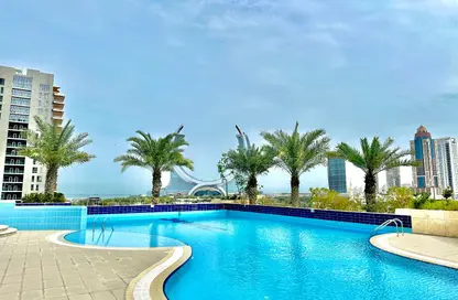 Apartment - 1 Bedroom - 2 Bathrooms for rent in Marina Tower 02 - Marina District - Lusail