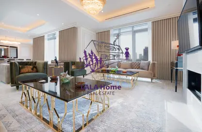 Villa - 5 Bedrooms - 6 Bathrooms for rent in Abraj Bay - Abraj Quartiers - The Pearl Island - Doha