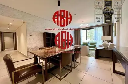 Apartment - 2 Bedrooms - 3 Bathrooms for rent in Al Jassim Tower - C-Ring Road - Al Sadd - Doha