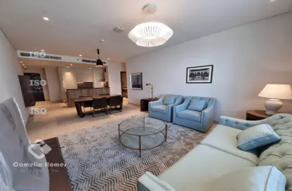 Apartment - 2 Bedrooms - 4 Bathrooms for rent in Lusail Residence - Marina District - Lusail