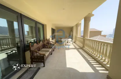 شقة - غرفة نوم - 1 حمام للايجار في طريق بورتو الشرقي - بورتو أرابيا - جزيرة اللؤلؤة - الدوحة