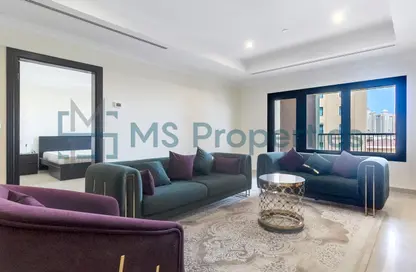 Apartment - 1 Bedroom - 2 Bathrooms for rent in East Porto Drive - Porto Arabia - The Pearl Island - Doha