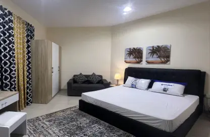 Room / Bedroom image for: Apartment - 1 Bedroom - 1 Bathroom for rent in Al Nuaija Street - Al Nuaija - Doha, Image 1