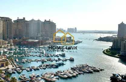 Apartment - 1 Bedroom - 2 Bathrooms for rent in East Porto Drive - Porto Arabia - The Pearl Island - Doha