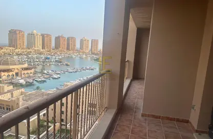 شقة - غرفة نوم - 2 حمامات للبيع في طريق بورتو الغربي - بورتو أرابيا - جزيرة اللؤلؤة - الدوحة