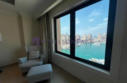 Apartment - 2 Bedrooms - 3 Bathrooms for rent in West Porto Drive - Porto Arabia - The Pearl Island - Doha
