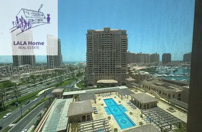 شقة - غرفة نوم - 2 حمامات للبيع في بياتزا العربية - بورتو أرابيا - جزيرة اللؤلؤة - الدوحة