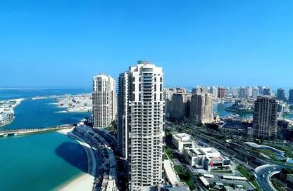 شقة - 2 غرف نوم - 2 حمامات للايجار في ابراج باي - منطقة الأبراج - جزيرة اللؤلؤة - الدوحة