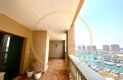 Apartment - 2 Bedrooms - 3 Bathrooms for rent in West Porto Drive - Porto Arabia - The Pearl Island - Doha