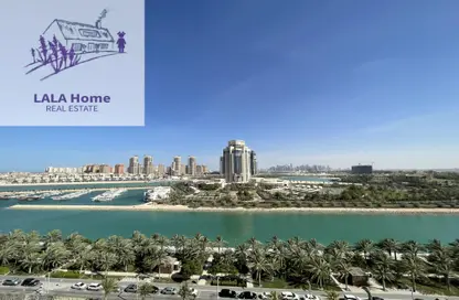 Apartment - 1 Bedroom - 2 Bathrooms for rent in Marina Tower 02 - Marina District - Lusail