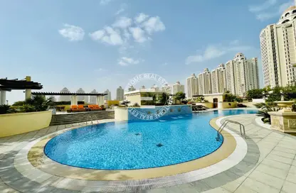 شقة - غرفة نوم - 2 حمامات للايجار في فيفا غرب - فيفا بحرية - جزيرة اللؤلؤة - الدوحة