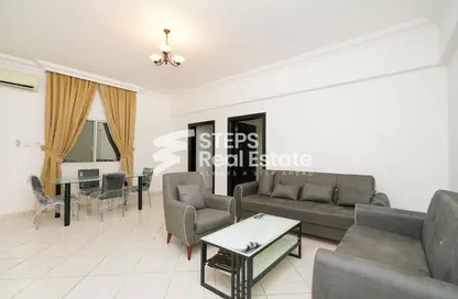 Living / Dining Room image for: Apartment - 2 Bedrooms - 3 Bathrooms for rent in Najma Street - Najma - Doha, Image 1