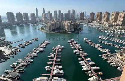 Apartment - Studio - 1 Bathroom for rent in Tower 25 - Porto Arabia - The Pearl Island - Doha